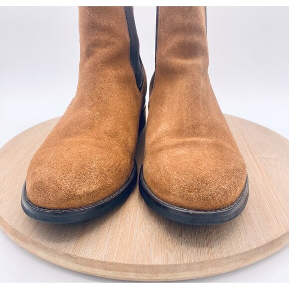 Thursday Boots Co Womens 9.5 Brown Suede Pull On Chelsea Ankle - Picture 3 of 10